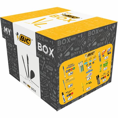 My BIC Box - conf. 124 prodotti di cancelleria e scrittura BIC assortiti 933953